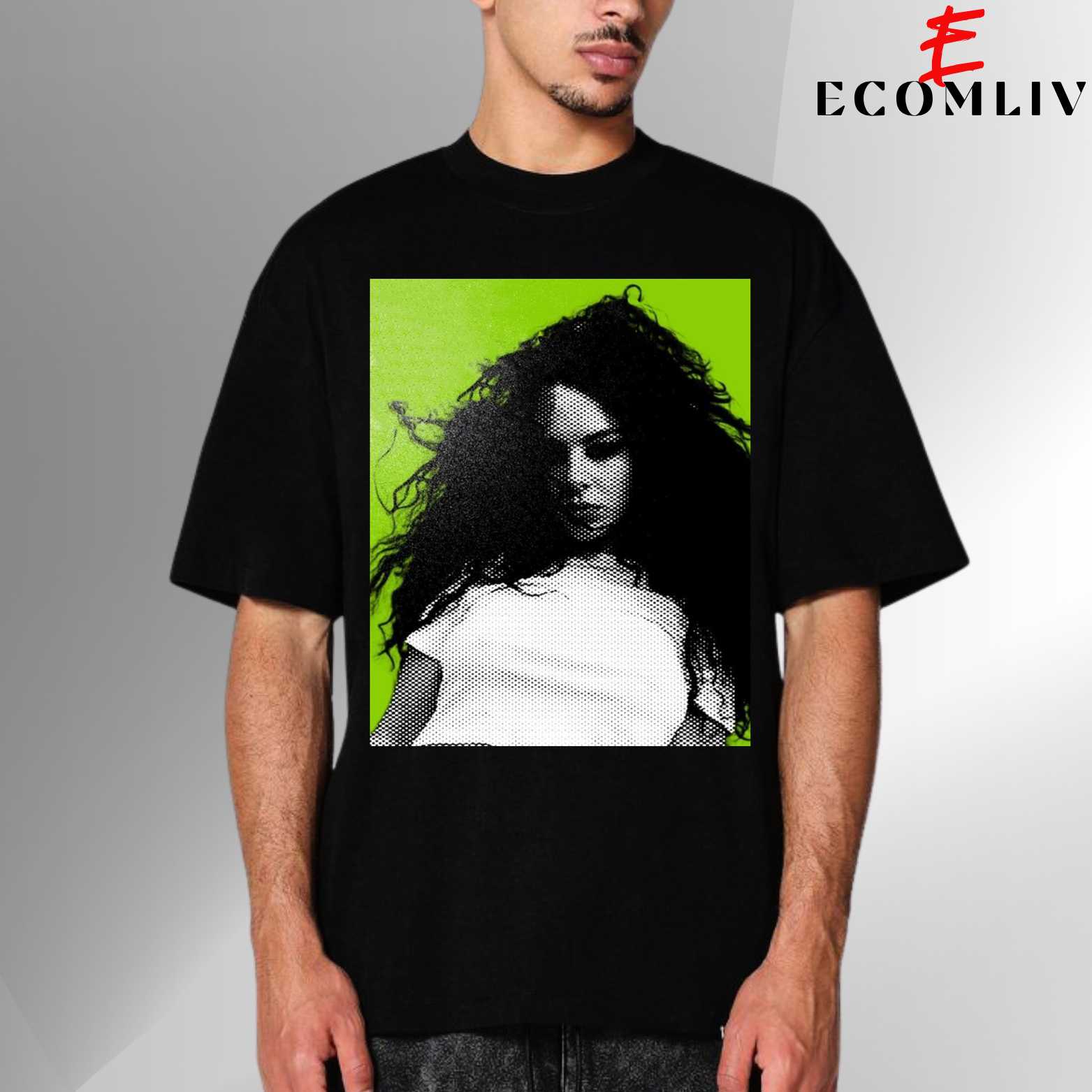 Charli Xcx Unisex Face Tee, Streetwear Shirt